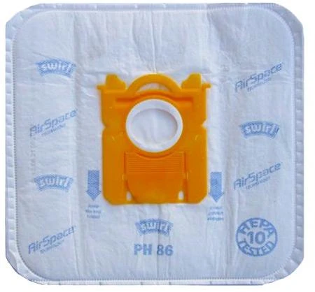 Swirl® Dulkių siurblių maišeliai PH86 NeutralizeAir Žalias (4 maišeliai + 1 filtras, skirti Philips, AEG, Electrolux)