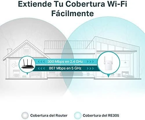 Signalo stiprintuvas TP-Link AC1200 Wi-Fi Range Extender