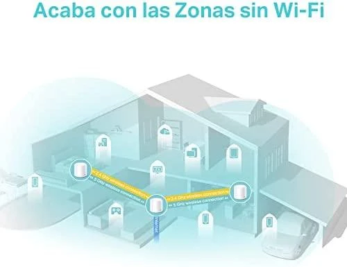 Maršrutizatorius TP-LINK AX3000 viso namo tinklelio „Wi-Fi“ sistema su „Wi-Fi 6“ 2402 Mbps esant 5 GHz dažniui + 574 Mbps esant 2,4 GHz dažniui