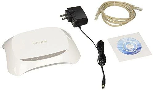 TP-LINK 300Mbps Wireless N Maršrutizatorius Broadcom 2T2R 2.4GHz 802.11n/g/b Integruotas 4 prievadų jungiklis 2 antenos