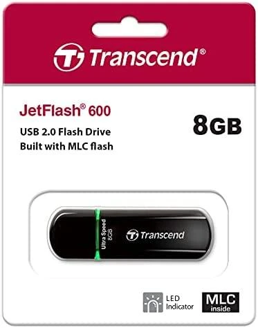 TRANSCEND JetFlash 600 4GB USB2.0 Raudona Skaityti 32 MB/s Rašyti 7 MB/s