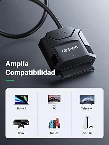 Ugreen 2.5'' / 3.5'' SATA – USB 3.0 adapteris (CR108)