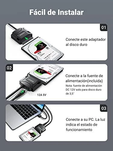 Ugreen 2.5'' / 3.5'' SATA – USB 3.0 adapteris (CR108)