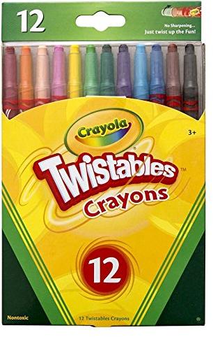 Crayola, Inc. CRAYOLA Išsukamos kreidelės, 12 vnt.