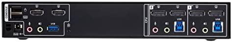 AV signalo perdavimo sistema Aten ATEN CM1942 KVMP jungiklis 2 prievadų, DisplayPort, USB 3.1, 4K