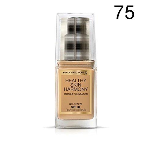 „Max Factor Healthy Skin Harmony“ skystas makiažo pagrindas, 75 Golden SPF 20, 30 ml