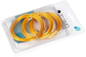 3DSimo geltonas 3D plastikas pakuoteje