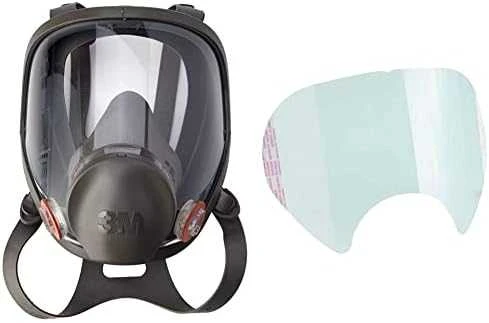 Pilna veido kaukė silikoninė 6900 L dydis, 3M