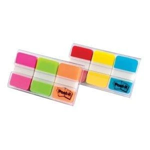 Post-it lipnių žymeklių rinkinys dėkliukuose
