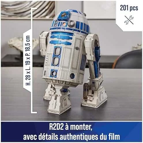 Spin Master STAR WARS 4D dėlionė „Žvaigždžių karai: R2D2“