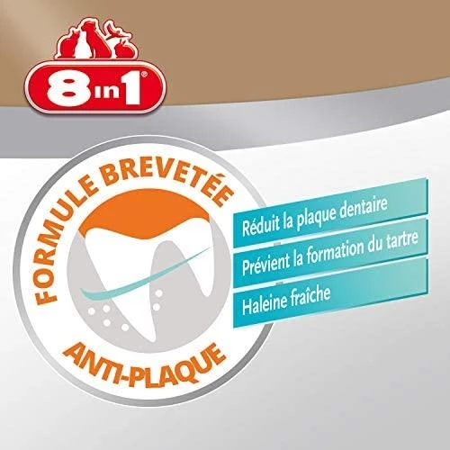 8in1 Dental Delights kramtalas šunims XS 21vnt