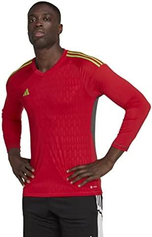 „Adidas Tiro 23 Competition“ vyrų vartininko marškinėliai ilgomis rankovėmis, raudoni HL0007 (M)