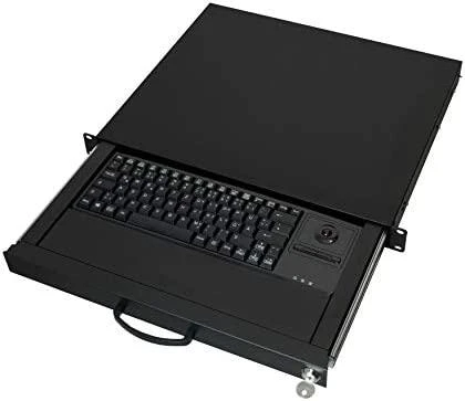 Aixcase klaviatūra 1H PS2/USB valdymo rutulys (AIX-19K1UKDETB-B)