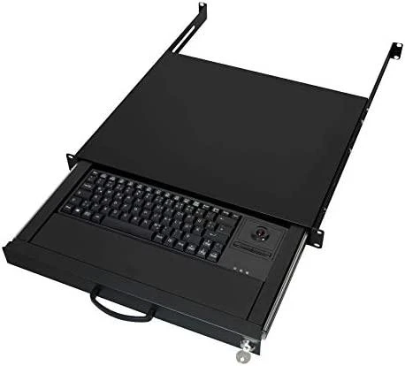 Aixcase klaviatūra 1H PS2/USB valdymo rutulys (AIX-19K1UKDETB-B)