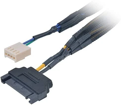 „Akasa Flexa FP5S PWM“ skirstytuvo kabelis (5 ventiliatoriai) su įvorėmis, 45 cm