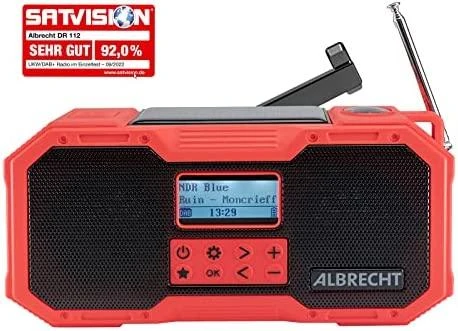Carruzzo Albrecht DR 112 Skaitmeninis Juoda, Raudona