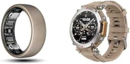 Išmanusis žiedas Amazfit Helio, Titano spalvos, 12 dydis
