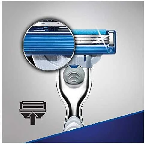 Gillette Mach3 Turbo Skustuvo Galvutės Vyrams, 12 Vnt.