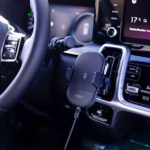 Ansmann WiLine 15 automobilio laikiklis 15 W su Qi įkrovimu 1000-0033