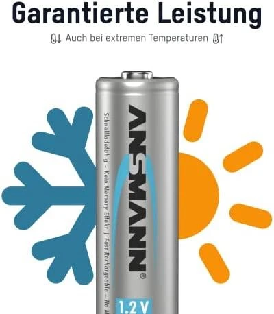 1x2 Ansmann NiMH rech. baterija 2850 Mignon AA 2650 mAh