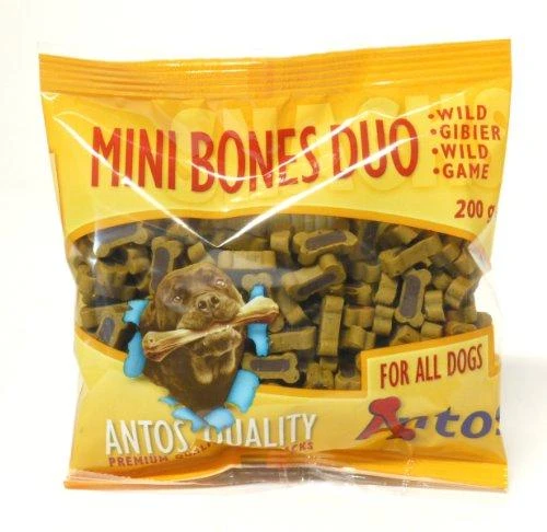 ANTOS Mini Bones Duo Game maži kauliukai su žvėriena 200g