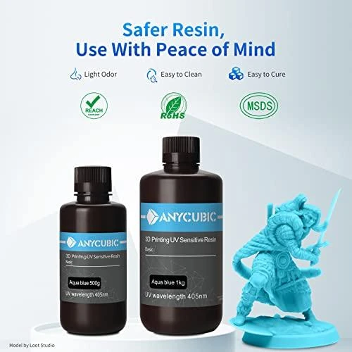 Anycubic - Normal UV derva - Skaidri - 1kg