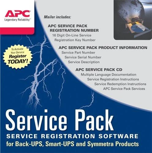 Apc Service Pack 3 metų Garantija pratęsimas (perkant naujus produktus)