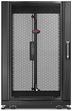 APC NETSHELTER SX 18U SERVER RACK ENCLOSURE 600MM X 1070MM W/ SIDES Juodas