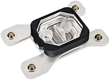 Aqua Computer cuplex kryos NEXT RGBpx AM4/AM5/3000/5000 – Acetal + 925 sidabrinis, juodos spalvos