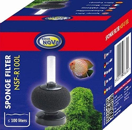 Aqua Nova NSF-R100L oru varomas kampinis kempininis vidinis filtras 100L/val