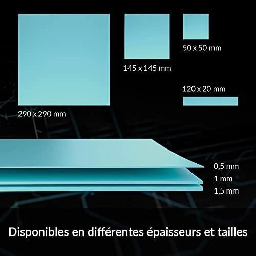 Termo padas ARCTIC, 145x145x1,5mm
