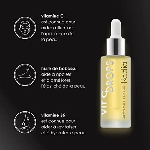 Rodial Vit C Drops skaistinantis veido serumas, 31 ml