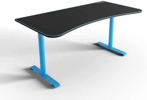 Žaidimų stalas Arozzi Arena Gaming Desk, Reguliuojamo aukščio 710-810mm, Mėlynas