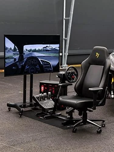 Žaidimų kėdės lenktynėms rėmas Arozzi Velocita, Juodas
