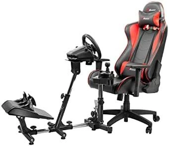 Žaidimų kėdės lenktynėms rėmas Arozzi Velocita, Juodas