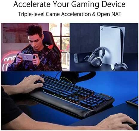 Maršrutizatorius ASUS ROG Rapture GT6/Gaming Mesh System/WiFi 6, baltos spalvos
