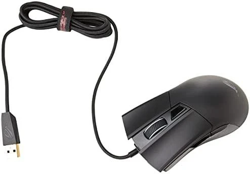Optinė laidinė pelė Asus ROG Gladius II Core, 6 200-dpi/Omron switches with 50-million-click durability/lightweight - 92,5 g/Aura Sync
