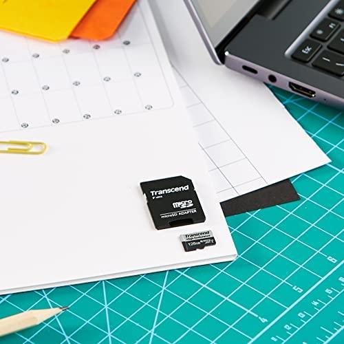 Atminties kortelė TRANSCEND 128GB Micro SD kortelė su adapteriu U1 High Endurance