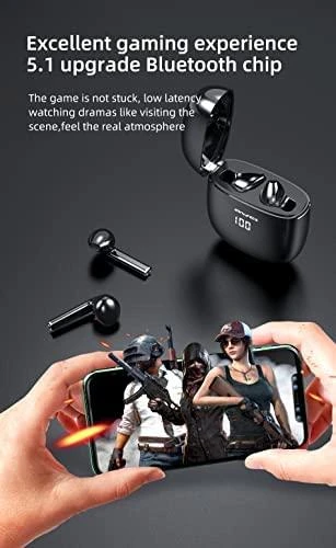 AWEI Bluetooth 5.0 T28P TWS ausinės + docking station juodos spalvos