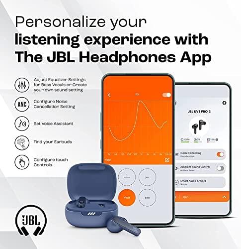 Belaidės ausinės JBL Live Pro 2 TWS, Mėlynos spalvos