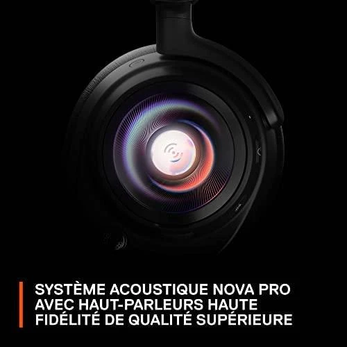 Ausinės žaidimams SteelSeries Arctis Nova Pro, Skirta PC ir PlayStation, Juodos spalvos