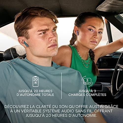 Belaidės ausinės Urbanista Austin, violetinės spalvos