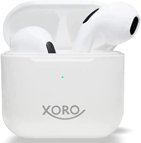 Ausinės Xoro Xoro KHB 30 Ausinių rinkinys True Belaidės Stereo (TWS) Douszny Połączenia/Muzyka/Sport/Codzienność Bluetooth Baltas
