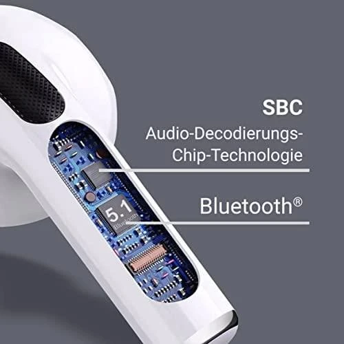 Ausinės Xoro Xoro KHB 30 Ausinių rinkinys True Belaidės Stereo (TWS) Douszny Połączenia/Muzyka/Sport/Codzienność Bluetooth Baltas
