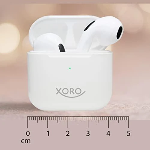 Ausinės Xoro Xoro KHB 30 Ausinių rinkinys True Belaidės Stereo (TWS) Douszny Połączenia/Muzyka/Sport/Codzienność Bluetooth Baltas