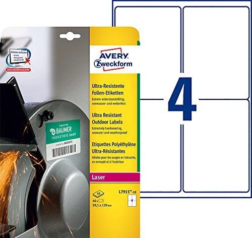 Avery Zweckform LABEL ZF 7915 99.1X139 10 ARK. LAUKO ETIKETĖ - 7915-10
