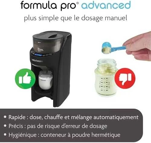 Pieno mišinio ruošimo aparatas Baby Brezza Formula Pro Advanced, Juodos spalvos