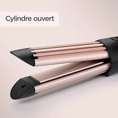 Plaukų Tieinimo Žnyplės - BaByliss Curl Styler C112E Quartz-Ceramic 3 Temperatūros Nustatymai Juoda Rožinė Aukso