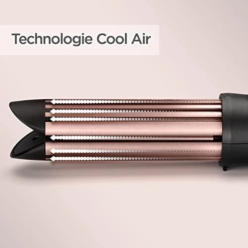 Plaukų Tieinimo Žnyplės - BaByliss Curl Styler C112E Quartz-Ceramic 3 Temperatūros Nustatymai Juoda Rožinė Aukso