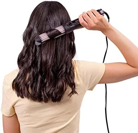 Plaukų Tieinimo Žnyplės - BaByliss Curl Styler C112E Quartz-Ceramic 3 Temperatūros Nustatymai Juoda Rožinė Aukso